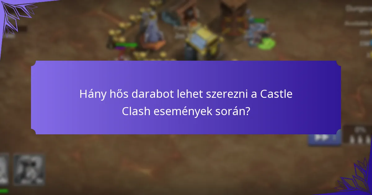 Mik a mérföldkő jutalmak a Castle Clash eseményekben?