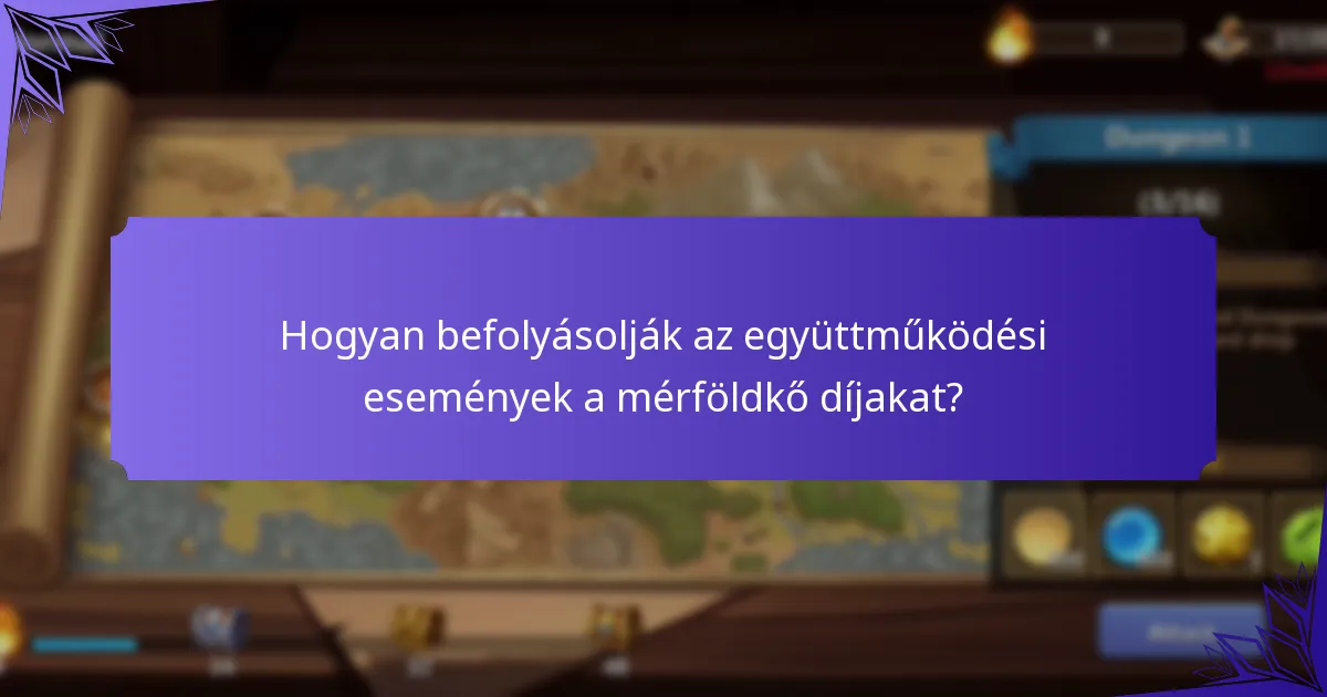 Hogyan befolyásolják az együttműködési események a mérföldkő díjakat?