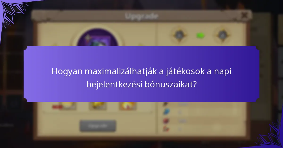 Milyen jutalmakat szerezhetnek a játékosok a napi bejelentkezési bónuszokból?